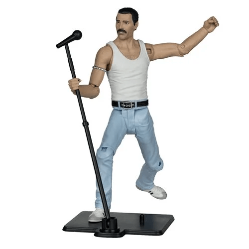Music Maniacs Rock Wave 3 Queen Freddie Mercury 6" Scale Action Figure - Create Marketplace