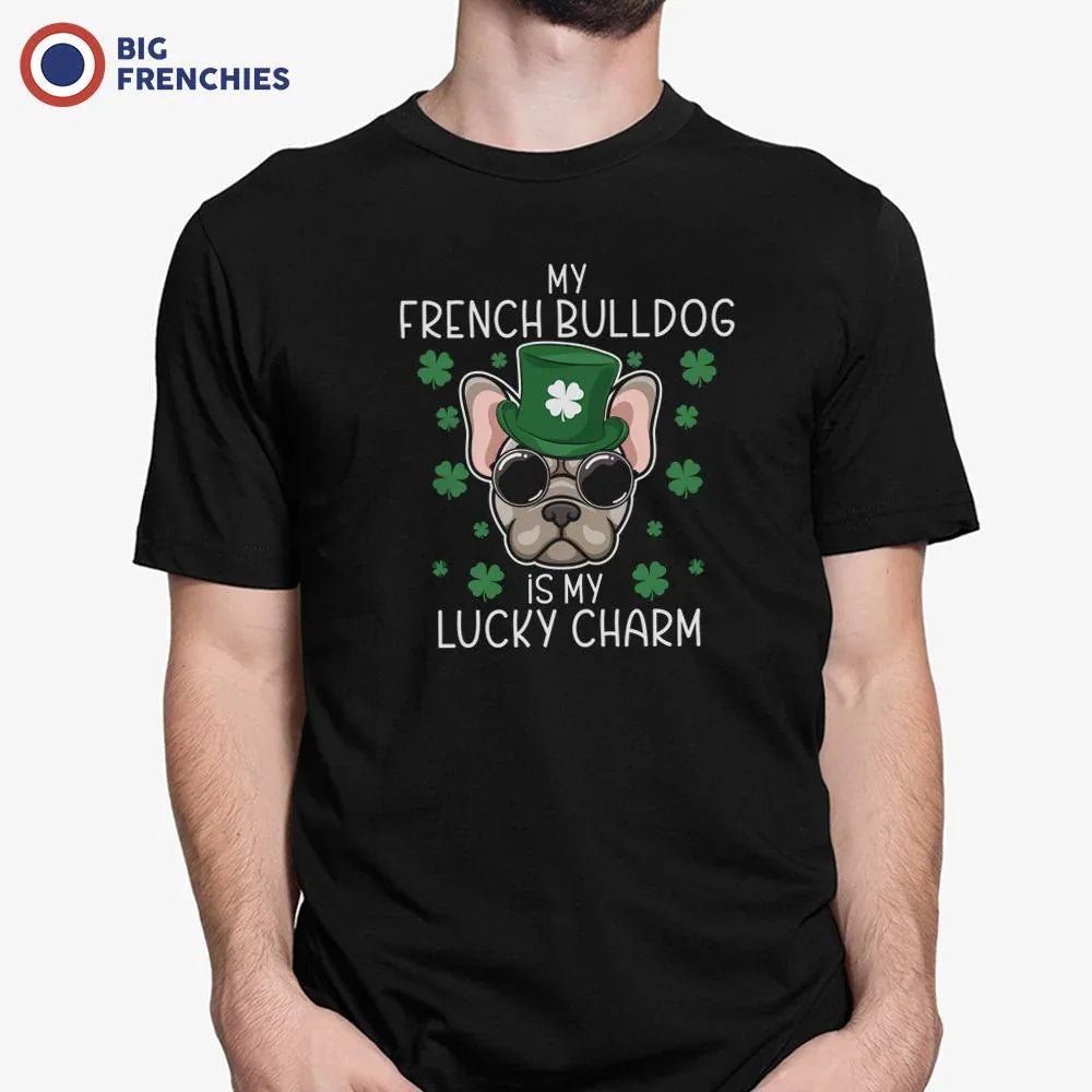 My French Bulldog Is my Lucky Charm Men's Organic Cotton Tee - Create Marketplace