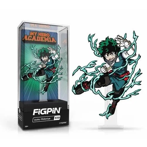 My Hero Academia Izuku Midoriya Action FiGPiN Classic Enamel Pin - Create Marketplace