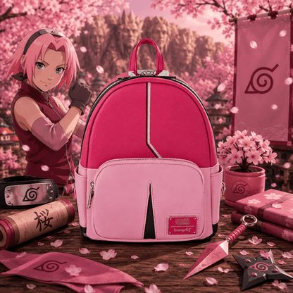 Naruto Sakura Cosplay Outfit Mini-Backpack - Create Marketplace