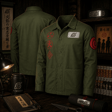 Naruto Shippuden Kakashi Hatake Olive Chore Jacket - Create Marketplace