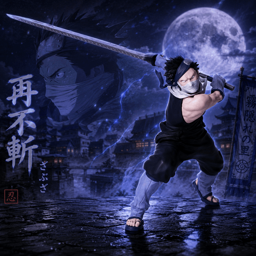 Naruto Shippuden Zabuza Momochi Vibration Stars Statue - Create Marketplace