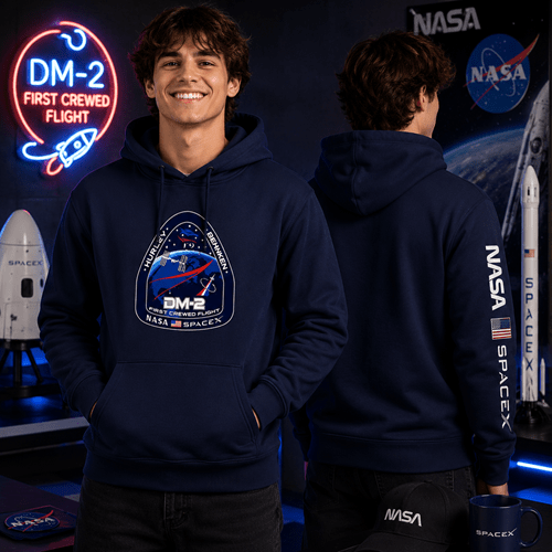 NASA DRAGON FLIGHT PATCH HOODIE - Create Marketplace