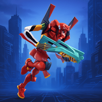 Neon Genesis Evangelion Unit 02 Action Edition Model Kit - Create Marketplace