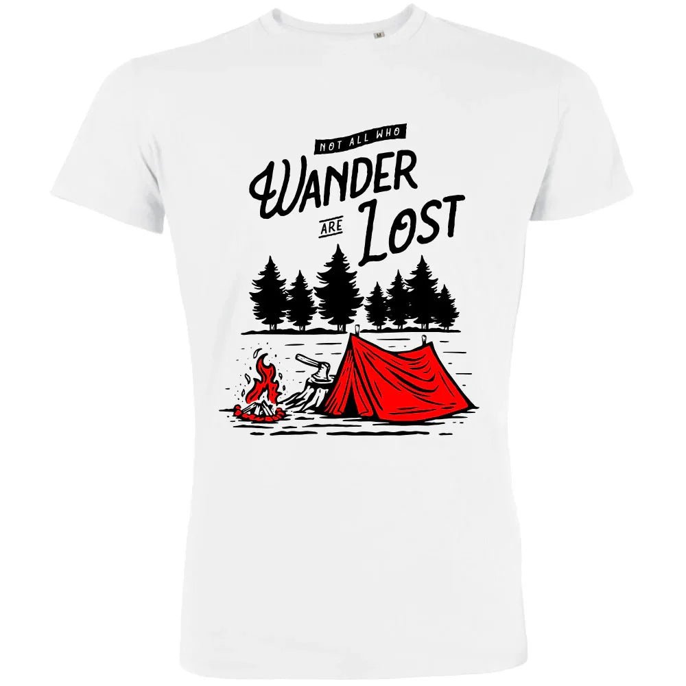 Not All Who Wander Are Lost Men's Organic Tee - Create Marketplace