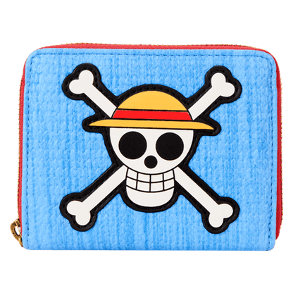 NYCC Limited Edition One Piece Luffy Jolly Roger Zip Around Wallet - Create Marketplace