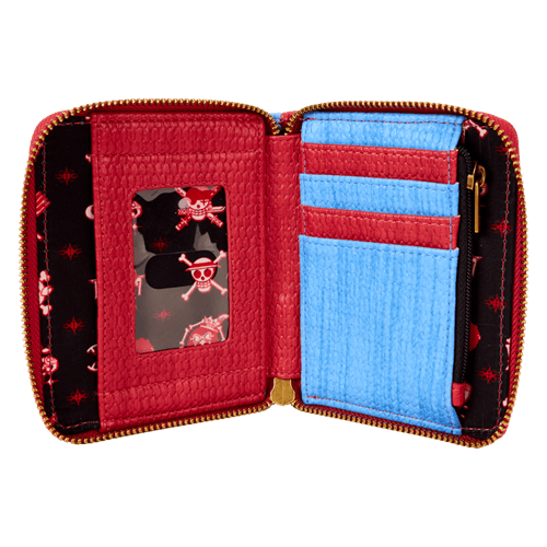 NYCC Limited Edition One Piece Luffy Jolly Roger Zip Around Wallet - Create Marketplace