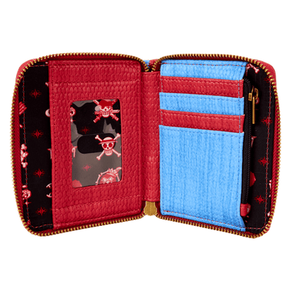 NYCC Limited Edition One Piece Luffy Jolly Roger Zip Around Wallet - Create Marketplace