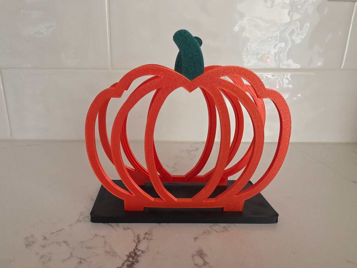 Pumpkin Napkin Holder 3D Printed
