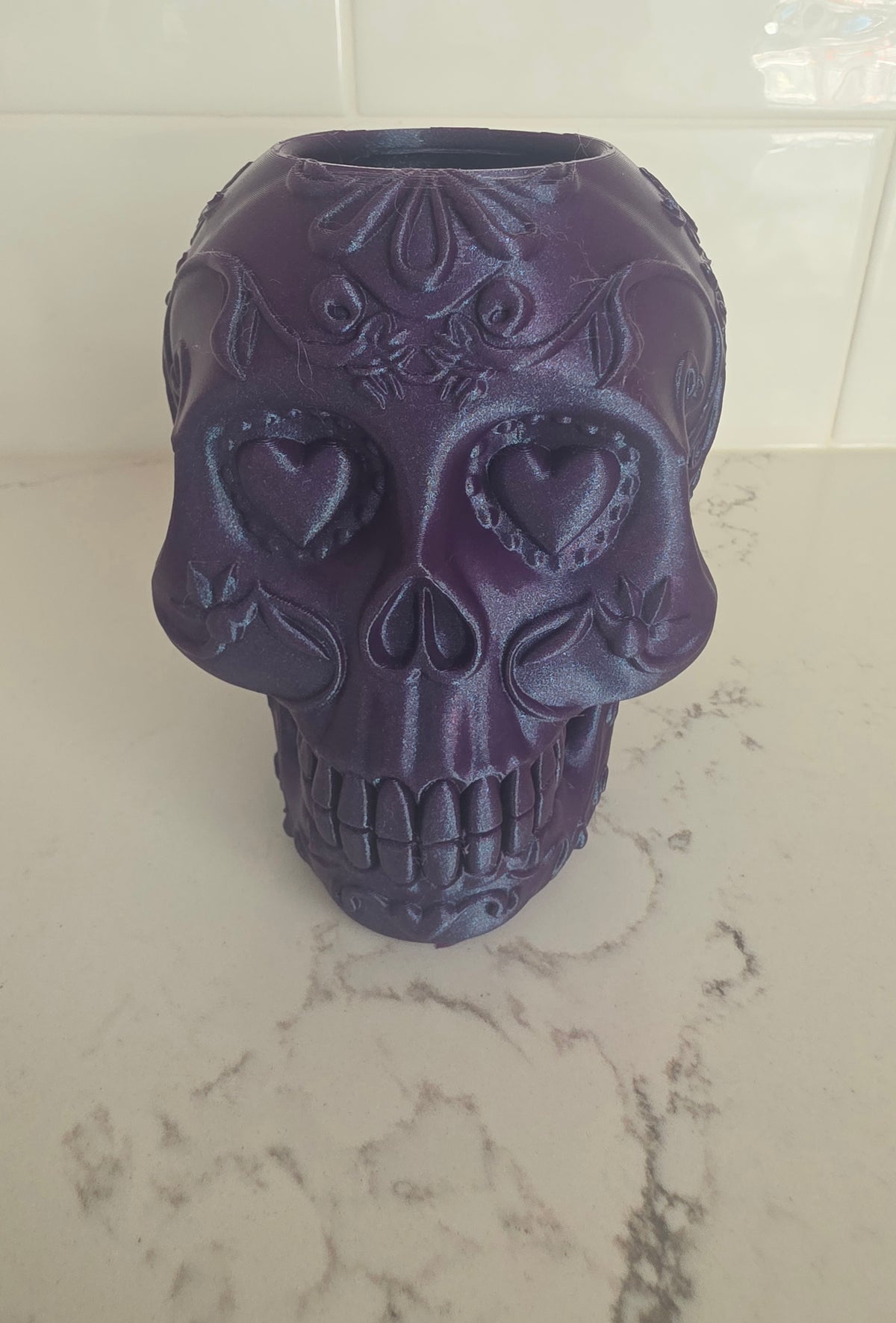 Vase tête de mort mexicaine