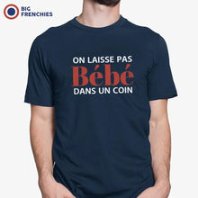 On Ne Laisse Pas Bébé Dans Un Coin Men's Organic Cotton Tee - Create Marketplace