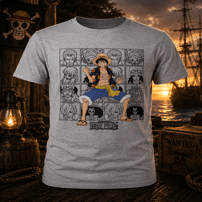 One Piece Dressrosa Arc Straw Hat Portrait T-Shirt - Create Marketplace