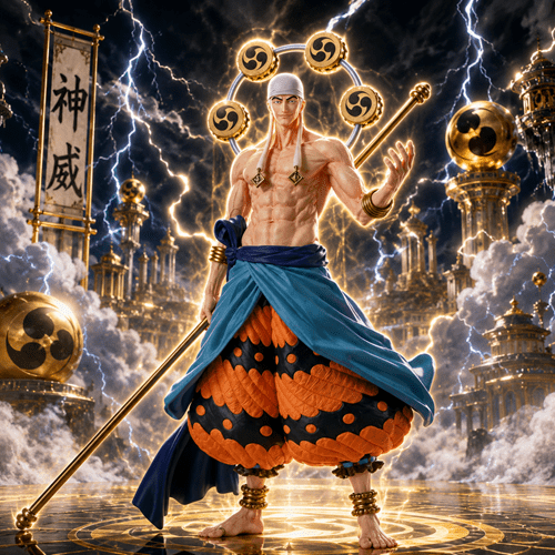 One Piece Enel The Greatest Battle Masterlise Ichibansho Statue - Create Marketplace