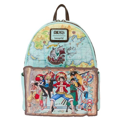 One Piece Luffy Gang Map Mini-Backpack - Create Marketplace
