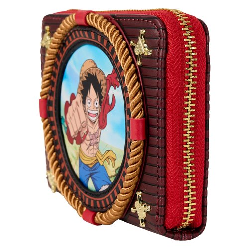 One Piece Luffy Nautical Zip-Around Wallet by Loungefly - Create Marketplace