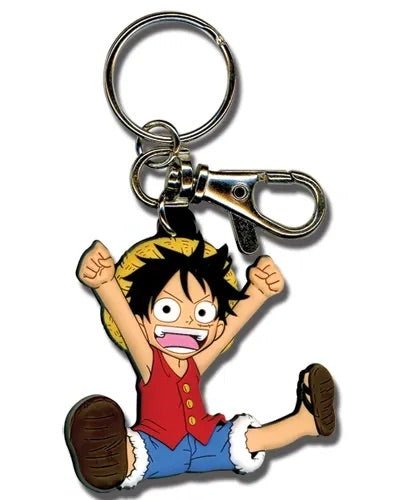 ONE PIECE SD LUFFY PVC KEYCHAIN - Create Marketplace