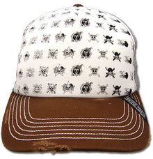 One Piece Skull Icons Pattern Adjustable Cap - Create Marketplace