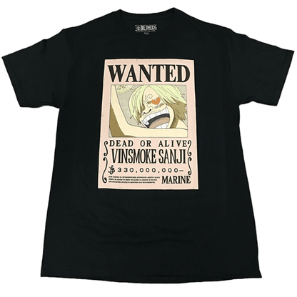 One Piece Vinsmoke Sanji Wanted T-Shirt - Create Marketplace