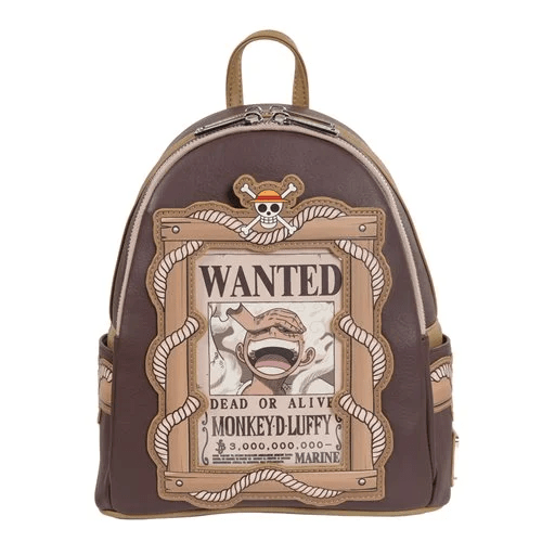 One Piece Wanted Dead or Alive Monkey D. Luffy Mini-Backpack - Entertainment Earth Exclusive - Create Marketplace