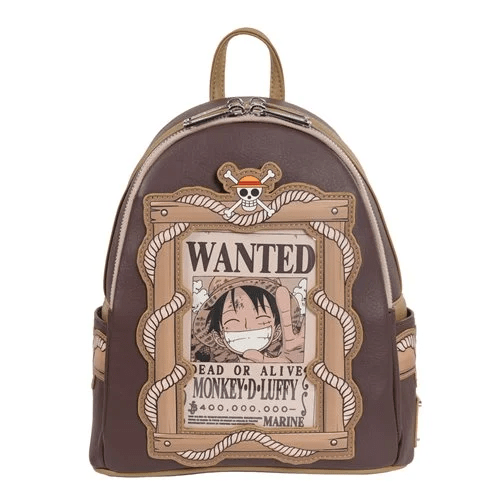 One Piece Wanted Dead or Alive Monkey D. Luffy Mini-Backpack - Entertainment Earth Exclusive - Create Marketplace