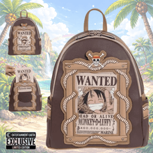 One Piece Wanted Dead or Alive Monkey D. Luffy Mini-Backpack - Entertainment Earth Exclusive - Create Marketplace