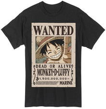 One Piece - Wanted Luffy T-Shirt - Create Marketplace