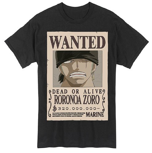 One Piece - Wanted Zoro T-Shirt - Create Marketplace