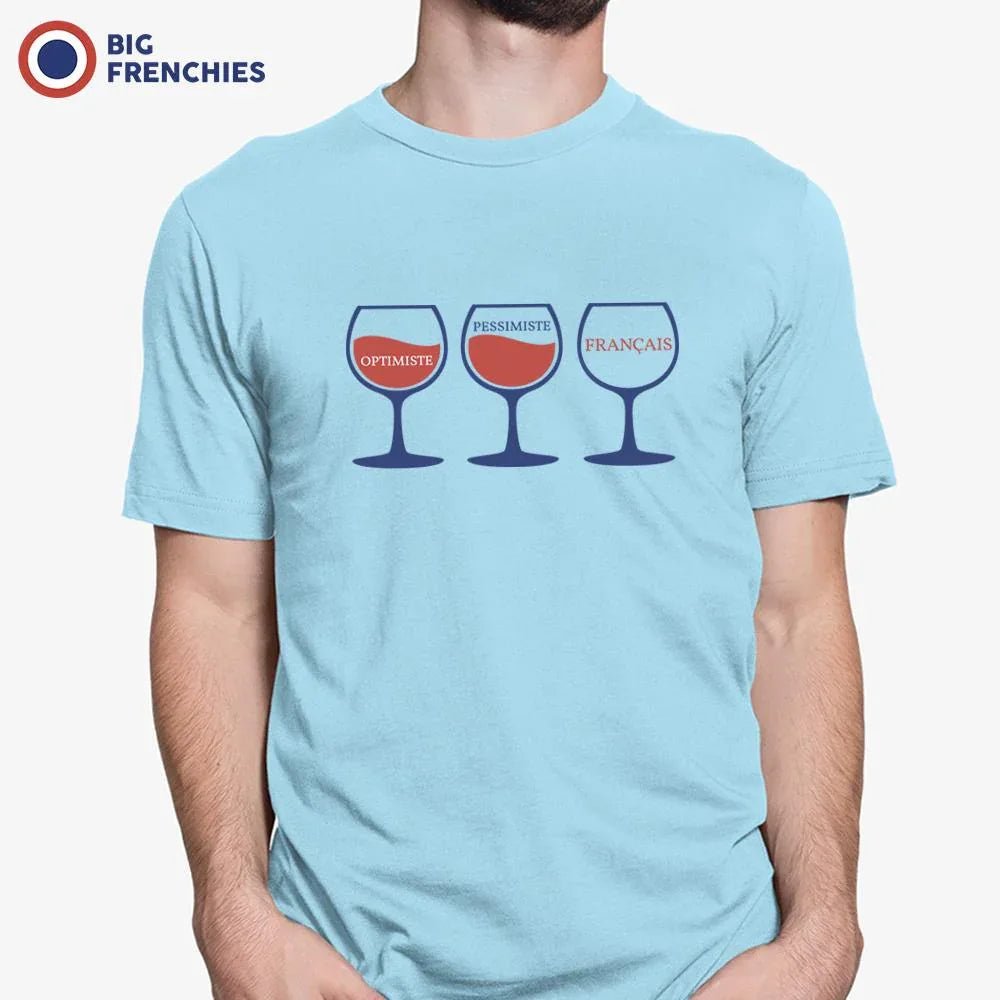 Optimiste Pessimiste Français Men's Organic Cotton Tee - Create Marketplace