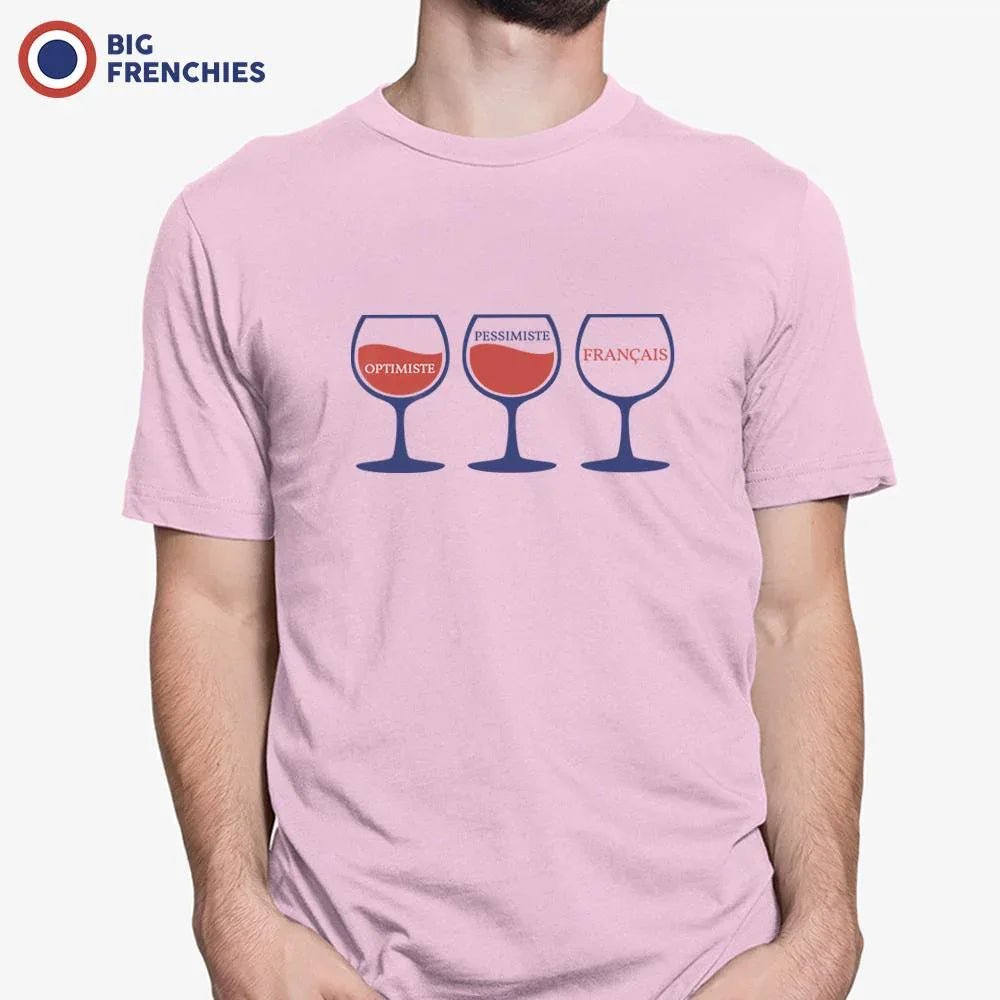 Optimiste Pessimiste Français Men's Organic Cotton Tee - Create Marketplace