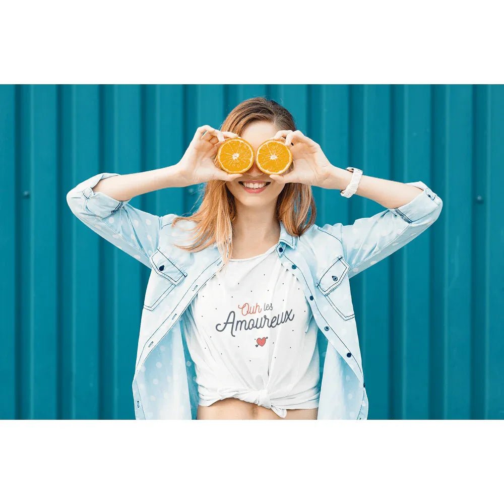 Ouh Les Amoureux Women's Organic Tee - Create Marketplace