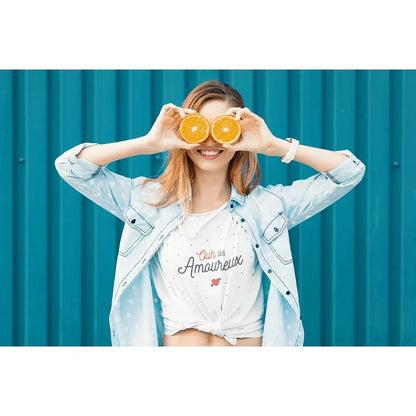 Ouh Les Amoureux Women's Organic Tee - Create Marketplace