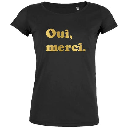 Oui Merci Women's Organic Tee - Create Marketplace