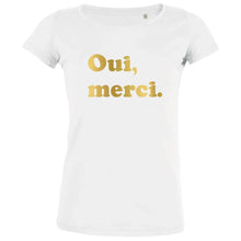 Oui Merci Women's Organic Tee - Create Marketplace