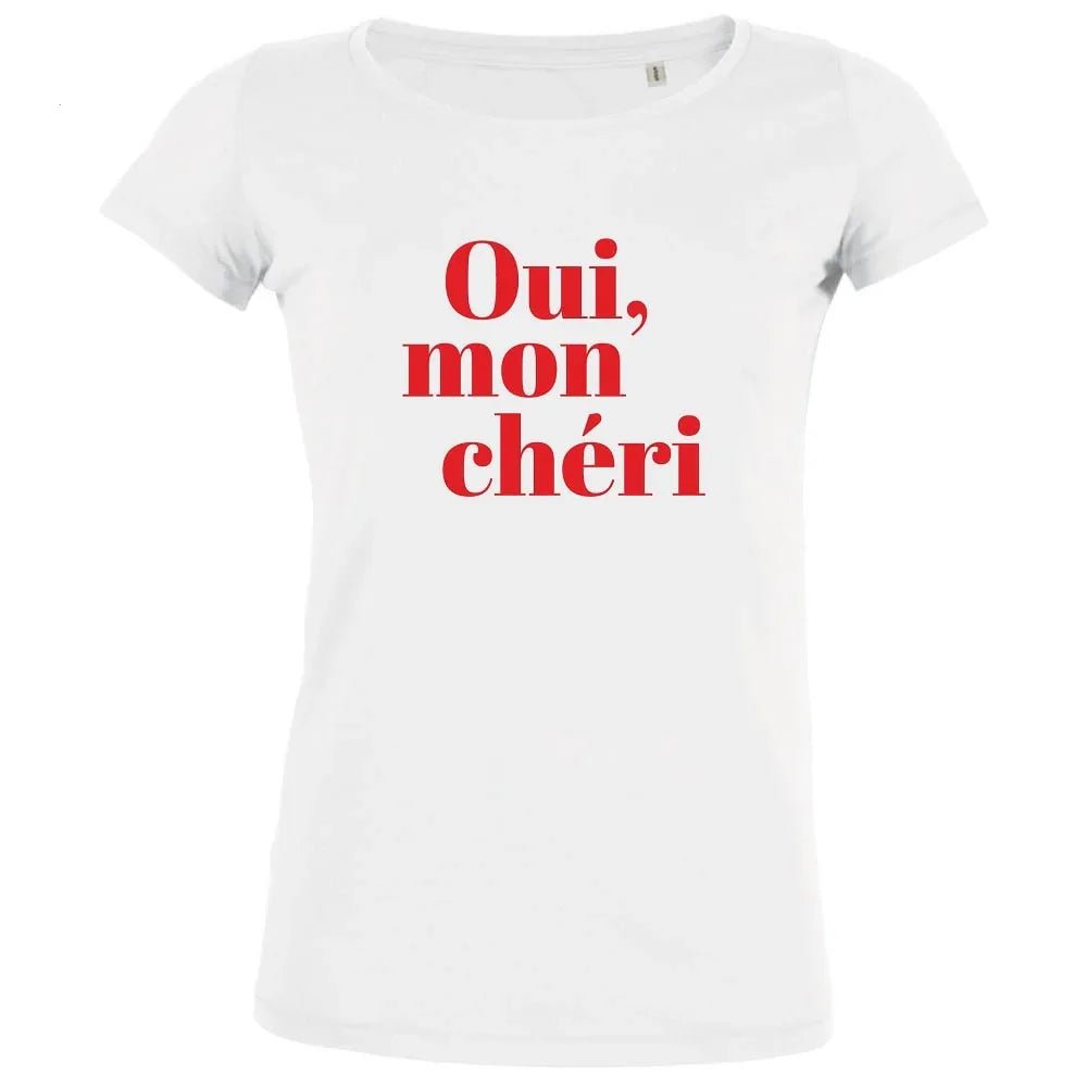 Oui, Mon Chéri Women's Organic Tee - Create Marketplace