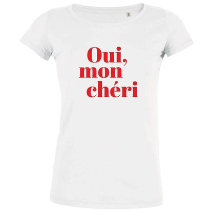 Oui, Mon Chéri Women's Organic Tee - Create Marketplace