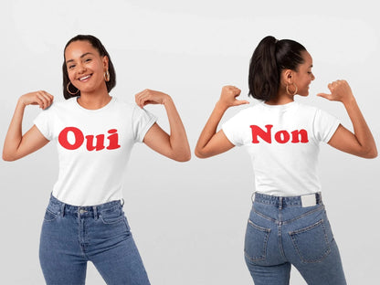 Oui Non Women's Organic Tee - Create Marketplace