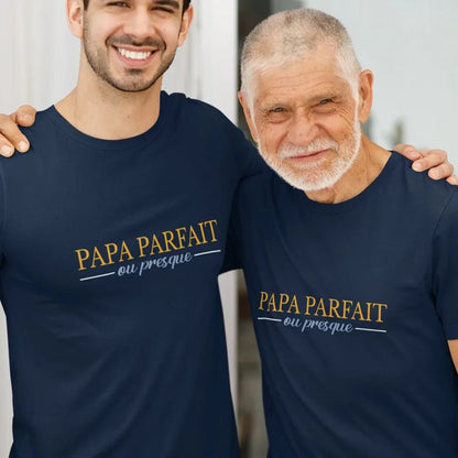 Papa Parfait ou Presque Men's Organic Cotton Tee - Create Marketplace