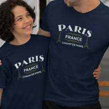 Paris Champ De Mars Dad and Child Organic Cotton T-Shirts family Set (Set of 2) - Create Marketplace