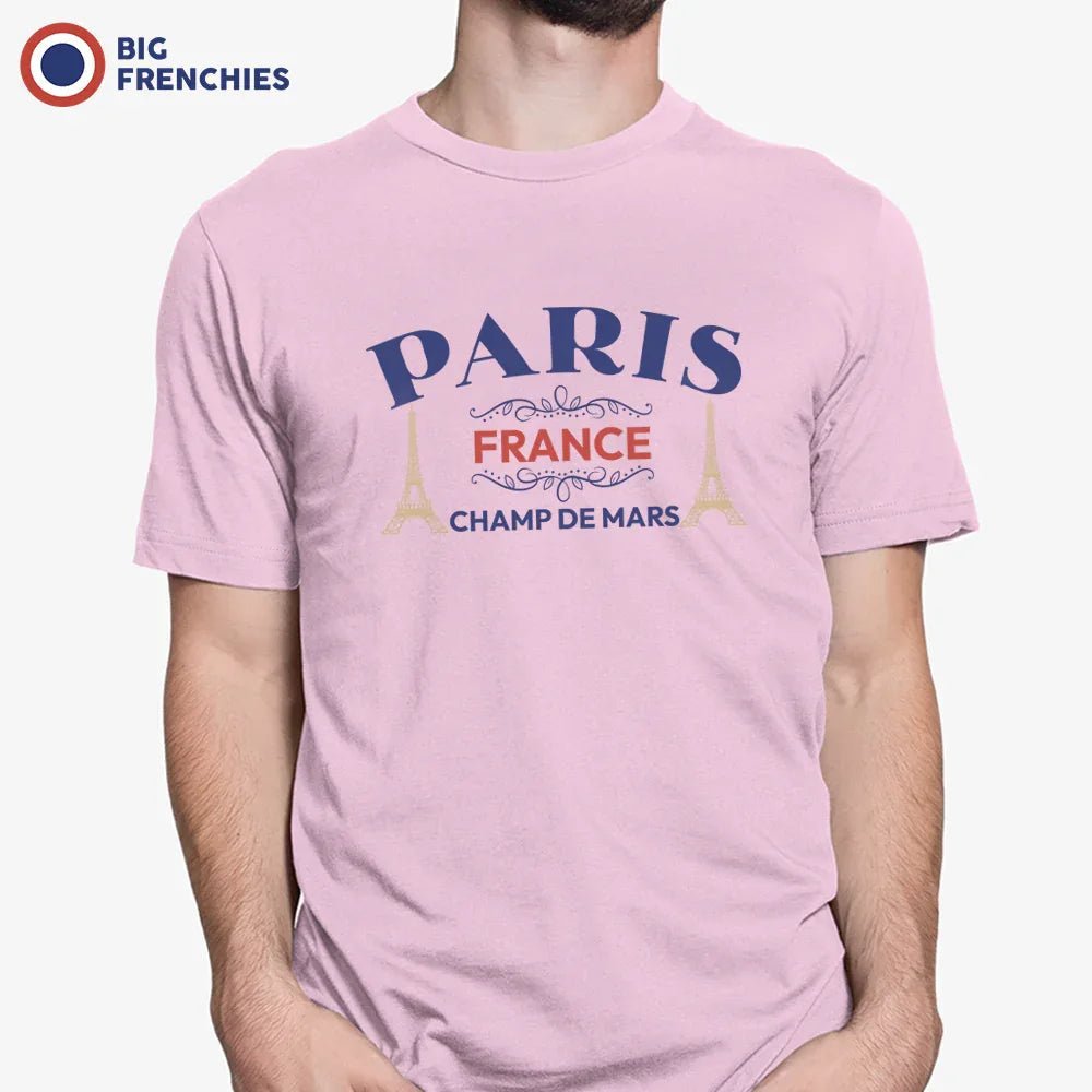 Paris Champ De Mars Men's Organic Cotton Tee - Create Marketplace