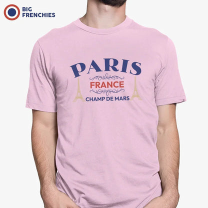 Paris Champ De Mars Men's Organic Cotton Tee - Create Marketplace