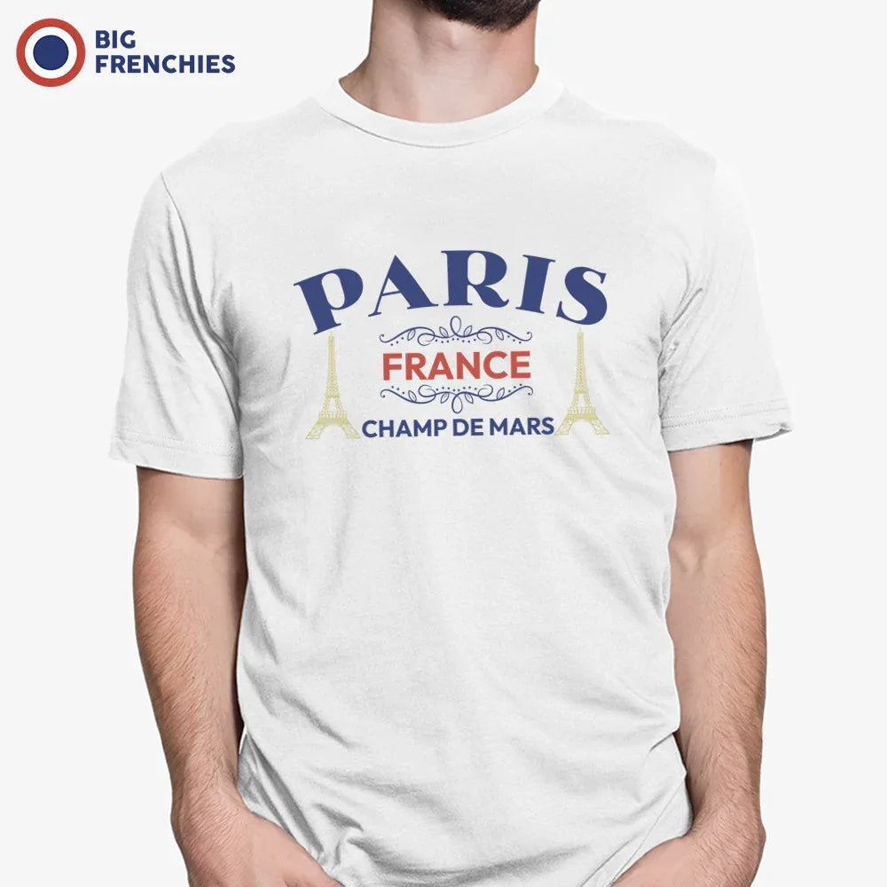 Paris Champ De Mars Men's Organic Cotton Tee - Create Marketplace