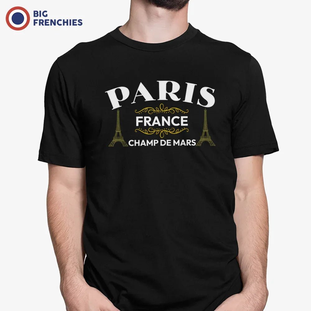 Paris Champ De Mars Men's Organic Cotton Tee - Create Marketplace