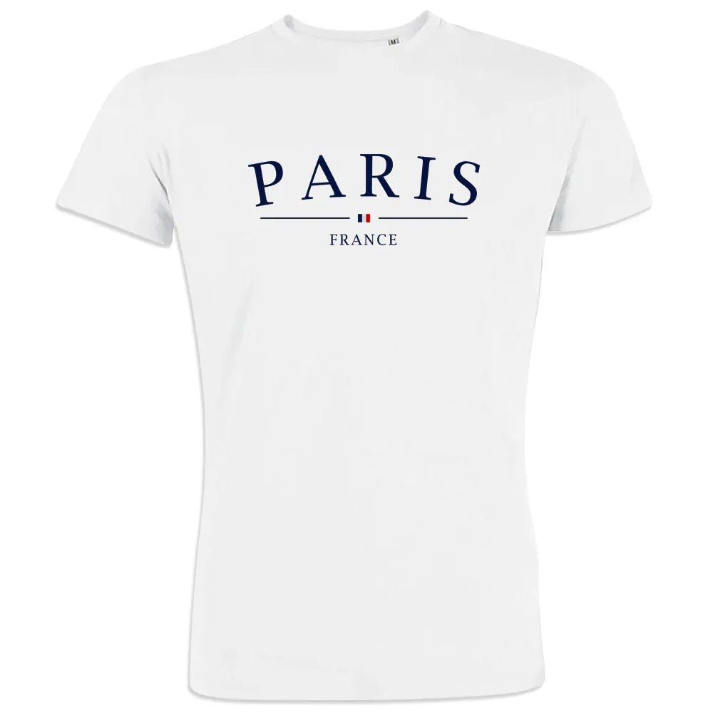 Paris France Men's Organic Cotton Tee - Create Marketplace