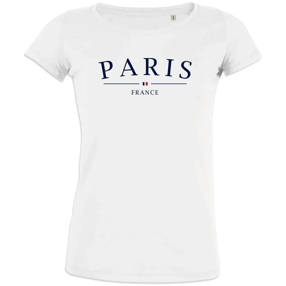 Paris France Women's Organic Cotton Tee - Create Marketplace