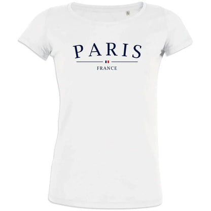 Paris France Women's Organic Cotton Tee - Create Marketplace
