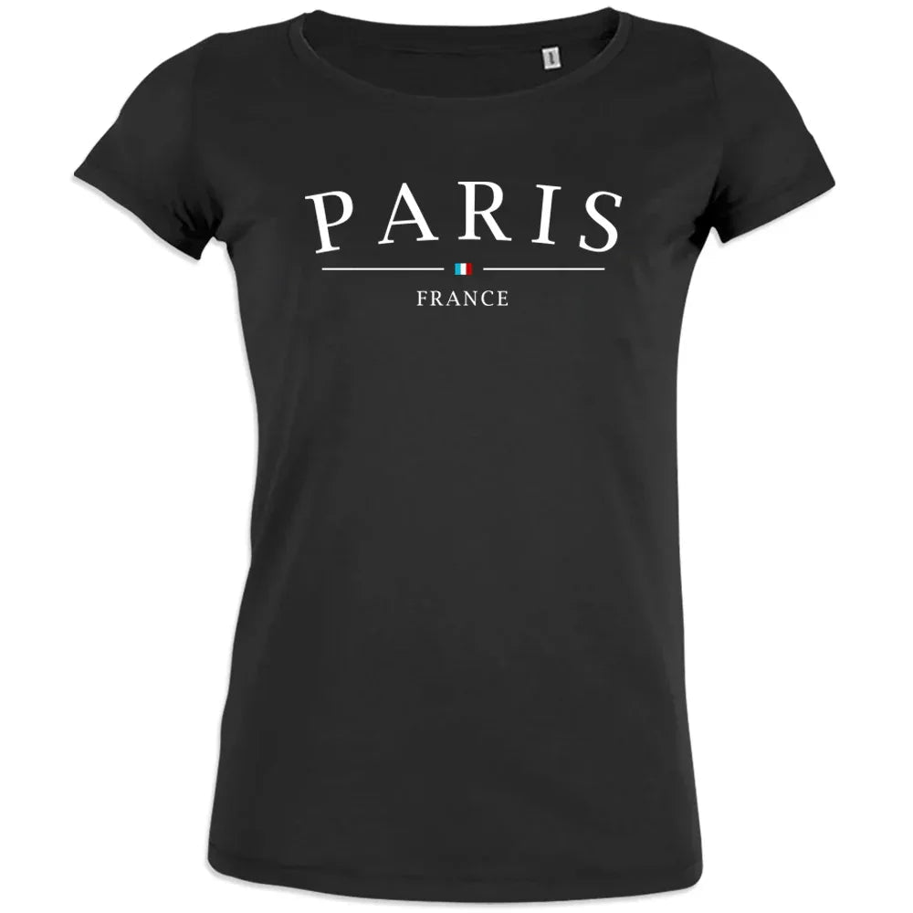 Paris France Women's Organic Cotton Tee - Create Marketplace