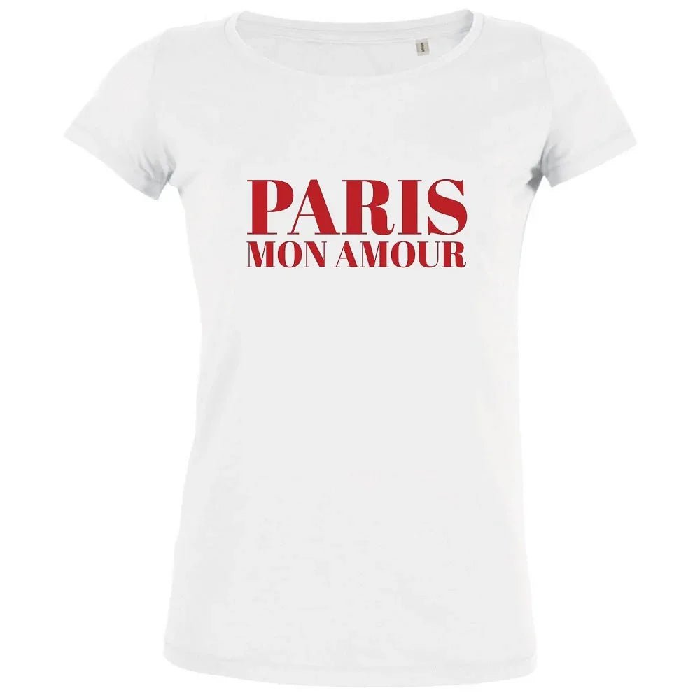 Paris Mon Amour Women's Organic Tee - Create Marketplace