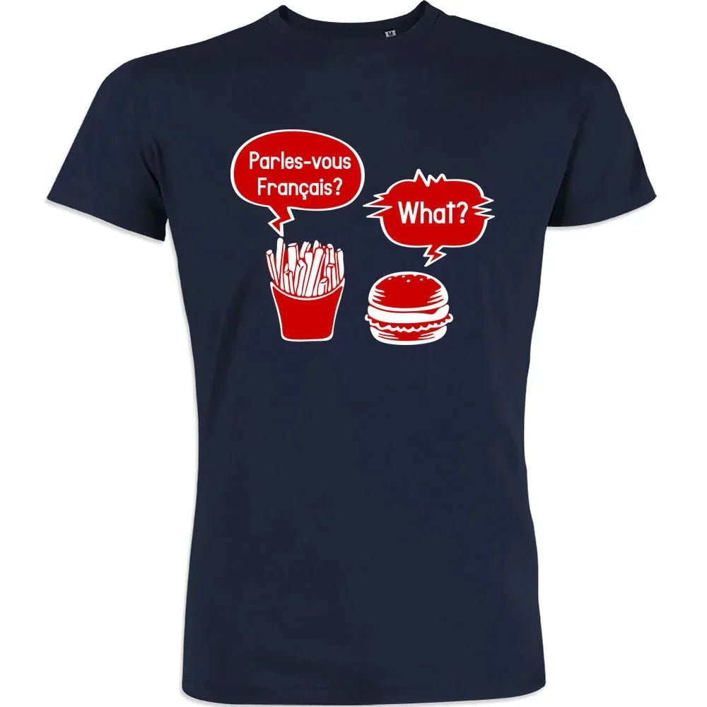 Parlez-Vous Français? Quoi? Men's Organic Cotton Tee - Create Marketplace