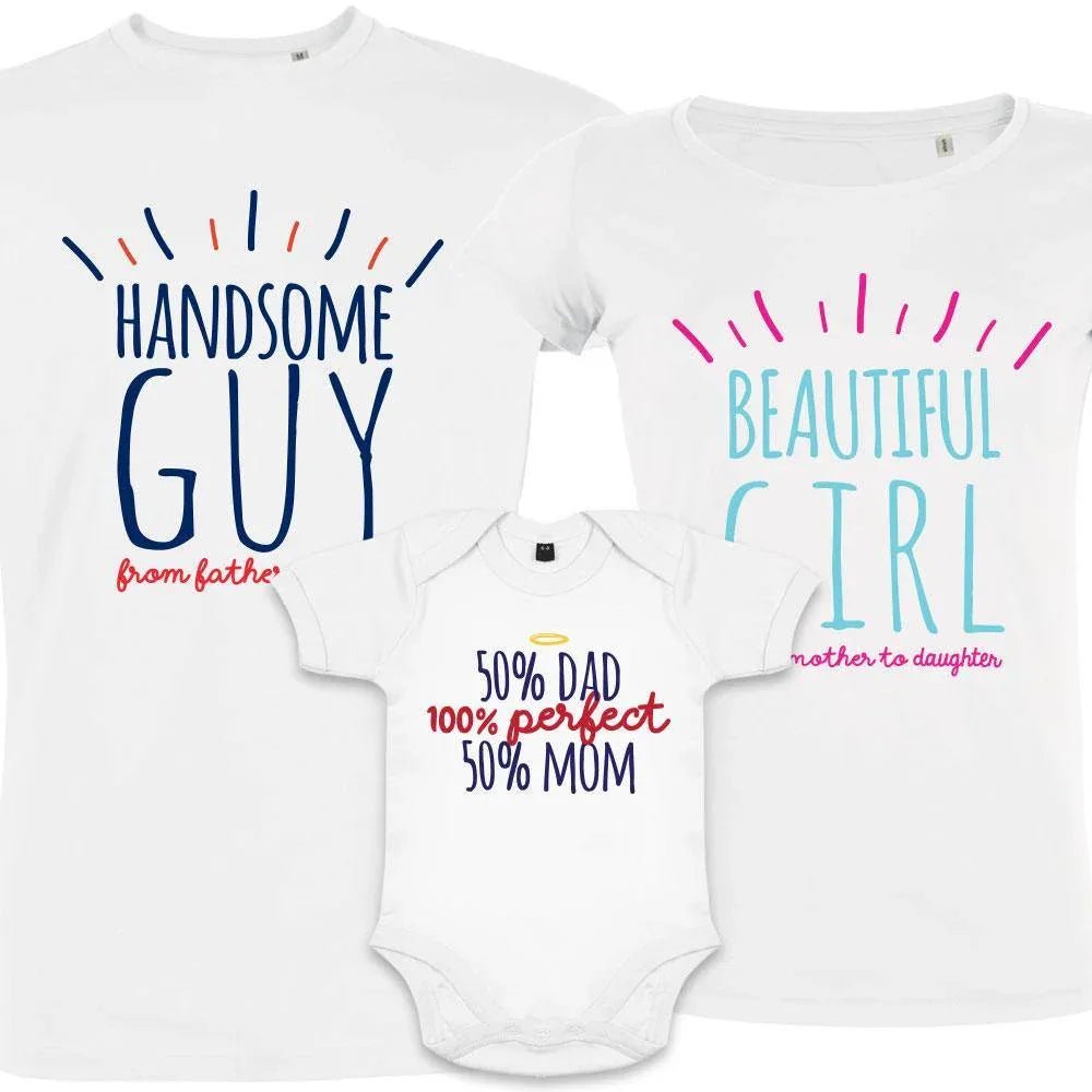 Perfect Family Boy Matching Family Organic Tees (Set of 3) - Create Marketplace