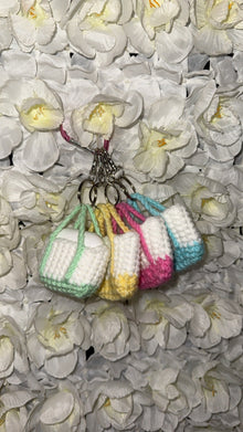 Pink AirPod tote keychain - Create Marketplace